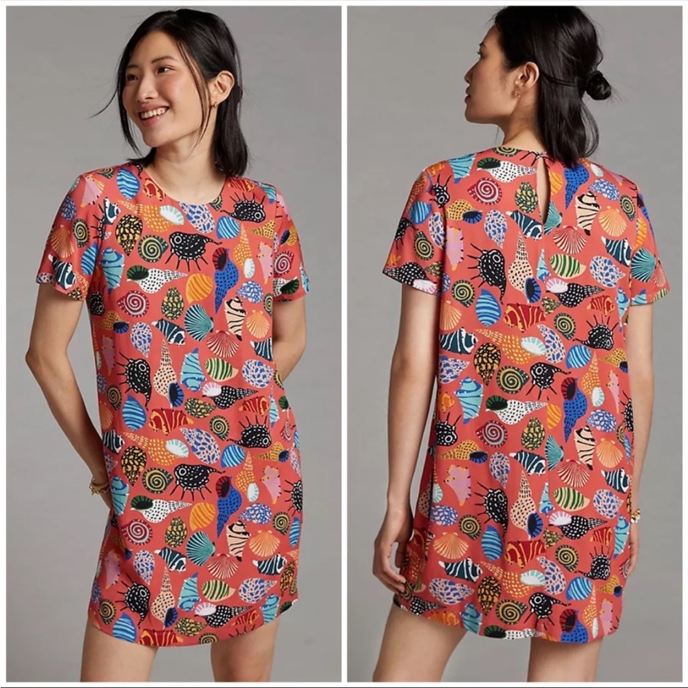 Anthropologie Corey Lynn Calter Seashell Mini Dress